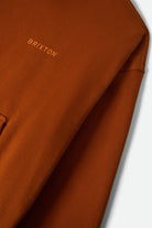 Men's Embroidered Heavyweight Hood in the color Rustic Caramel - Additional Laydown image