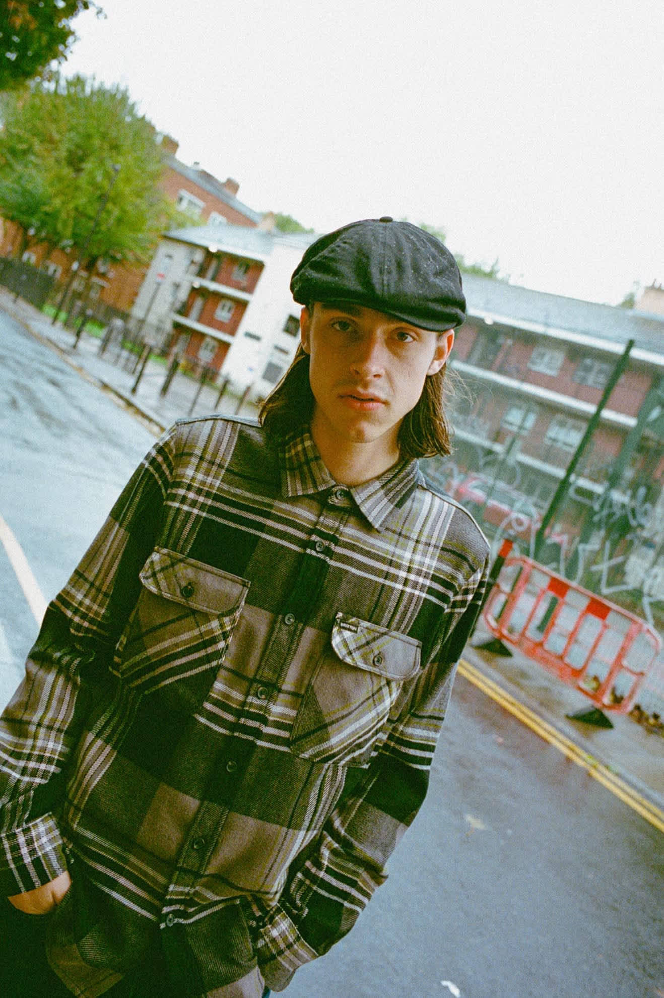 Unisex Brood Newsboy Cap in the color Black - Men's Lifestyle 3.0