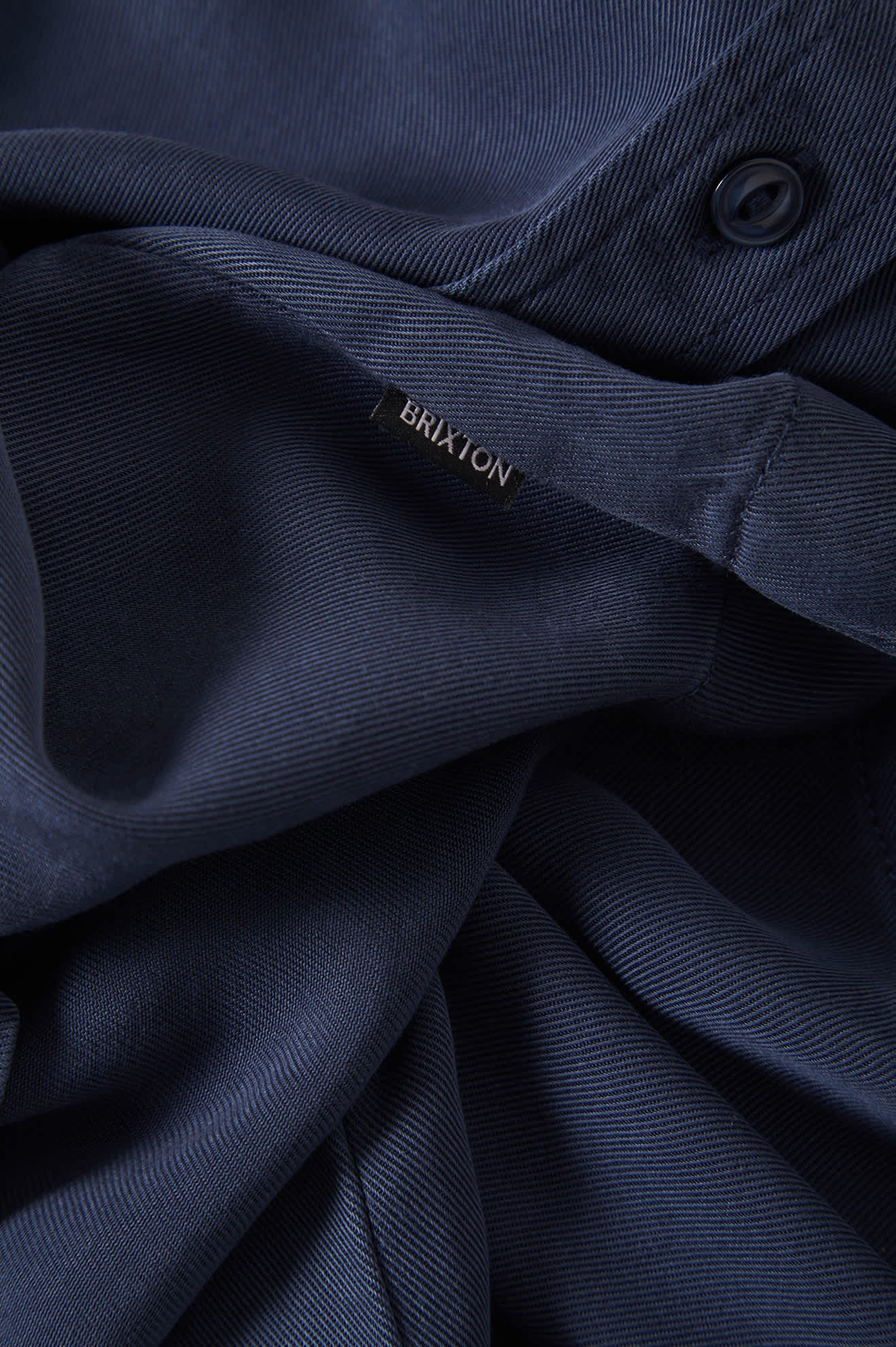 Men's Cooling Comfort Short Sleeve Shirt in the color Midnight Navy - Additional Laydown image