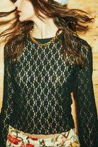Women's Dolly Slim L/S Knit T-Shirt in the color Black - Women's Lifestyle image