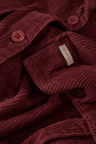 Women's Utopia Overshirt in the color Wild Ginger Cord - Additional Laydown image