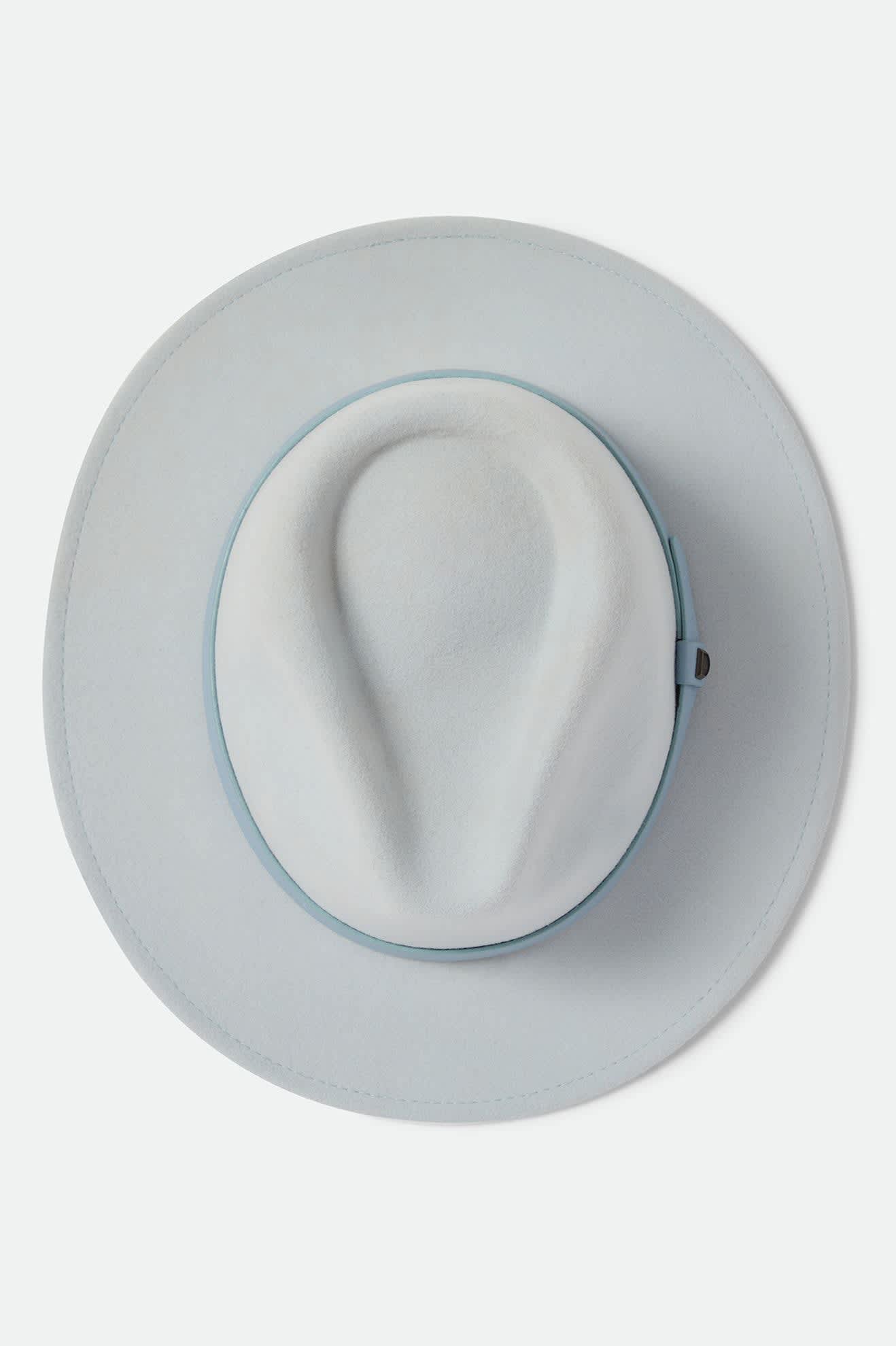 Unisex Messer Fedora in the color Blue Aruba - Additional Laydown image