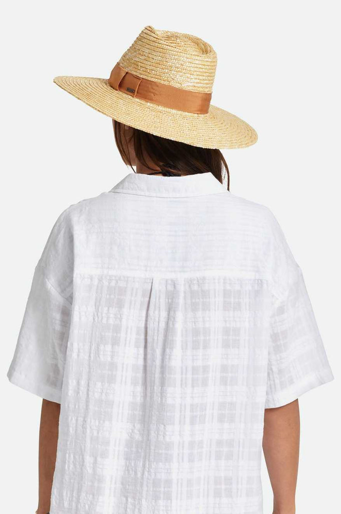 Women's Back Fit Image | Joanna Hat - Honey/Lion