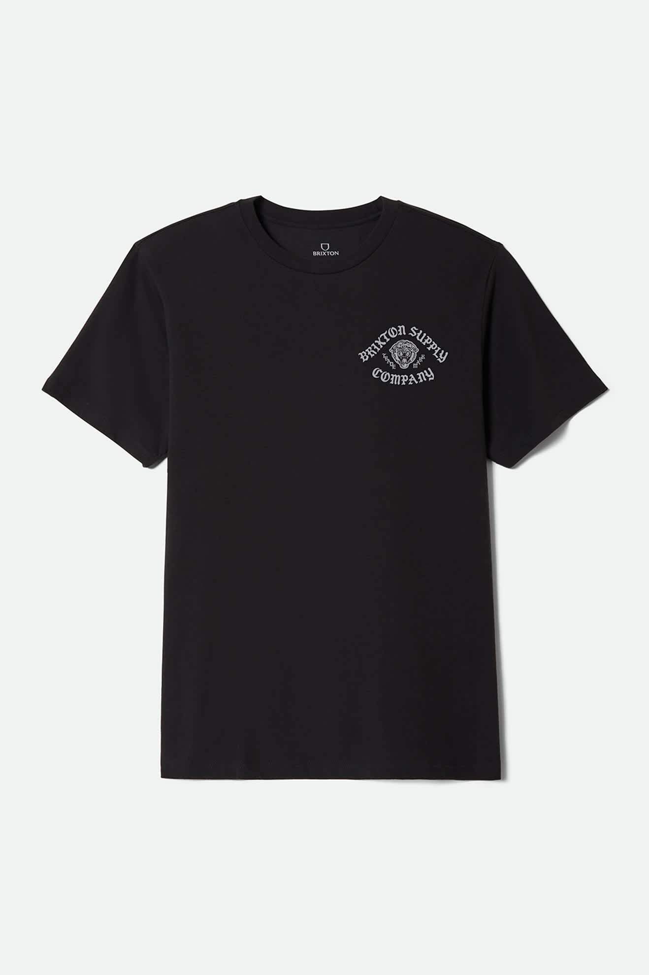 Men's Morado Short Sleeve Standard T-Shirt in the color Black - Front Product Laydown Image