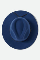 Unisex Wesley Fedora in the color Classic Navy/Black - Additional Laydown image