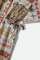 Women's The Cinch Button Down Short Sleeve Dress in the color Lost In Reality Print - Additional Laydown image