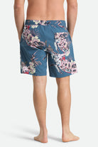 Men's Everyday Stretch Hybrid Short 7" in the color Midnight Blue - Men's Back View