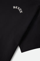 Men's Drive Short Sleeve Oversized T-Shirt in the color Black - Additional Laydown image