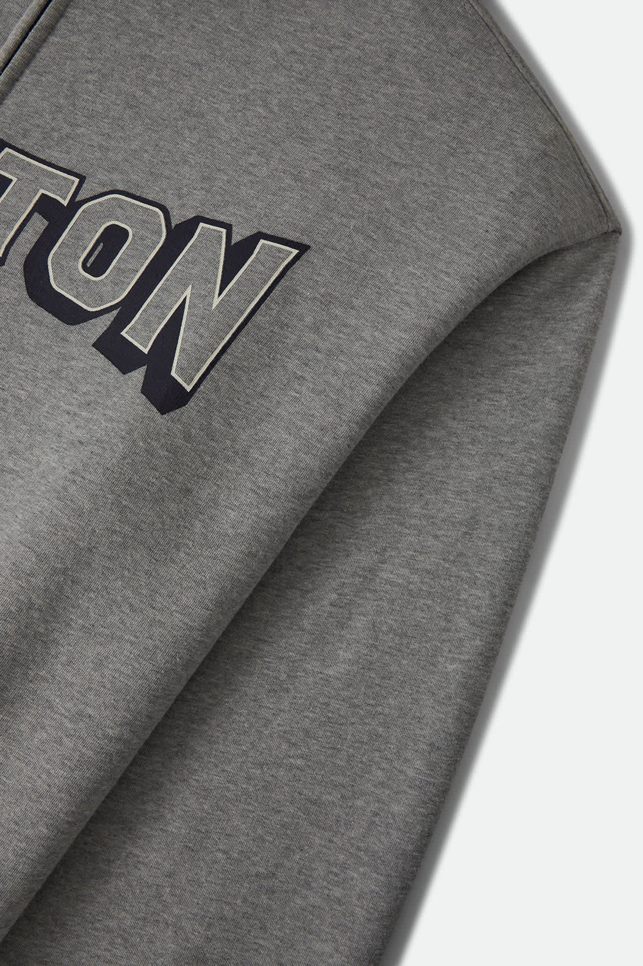 Men's Motorized Full Zip in the color Heather Grey - Additional Laydown image