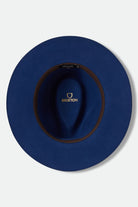 Unisex Wesley Fedora in the color Classic Navy - Additional Laydown image