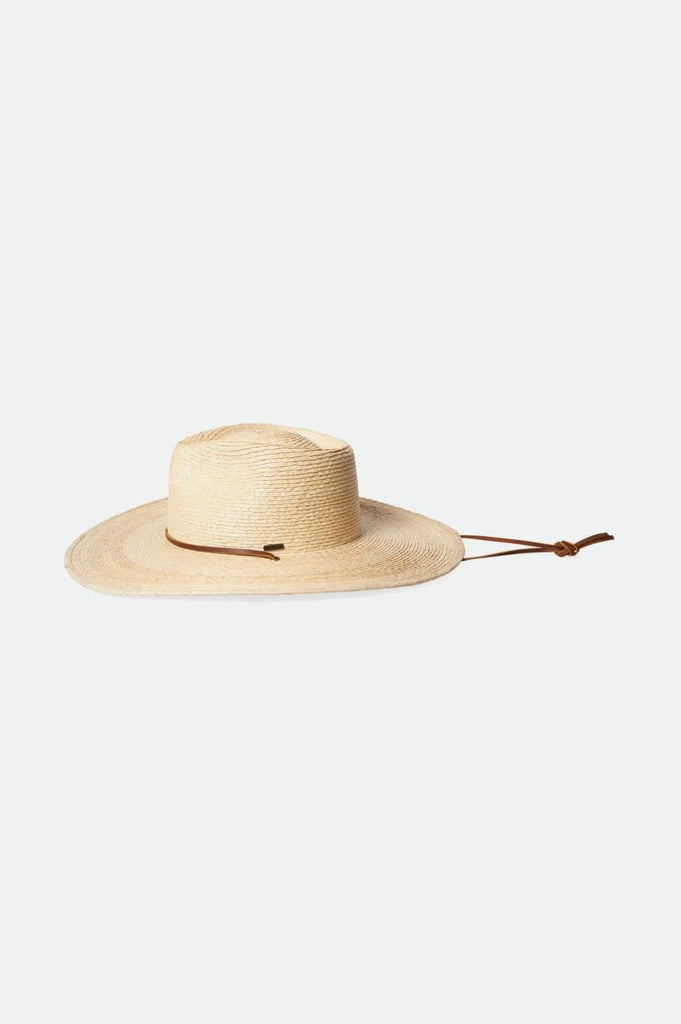 Brixton Unisex Morrison Wide Brim Sun Hat - Natural | Extra Shot