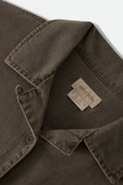 Women's Utopia Overshirt in the color Walnut Brown - Additional Laydown image
