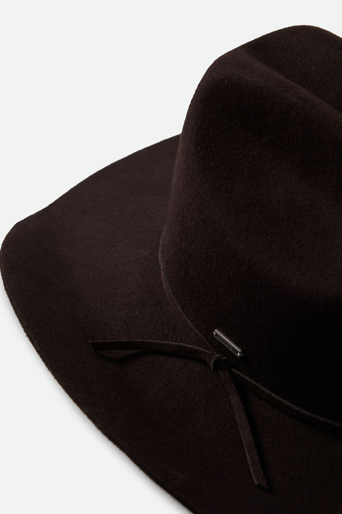 Unisex Laredo Cowboy Hat in the color Dark Brown - Additional Laydown image