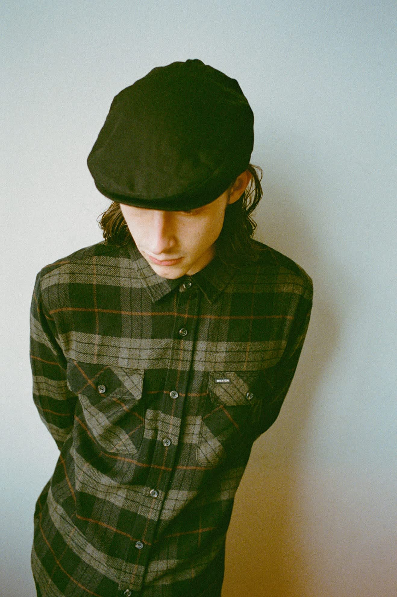 Unisex Hooligan Flat Cap in the color Black - Men's Lifestyle 3.0