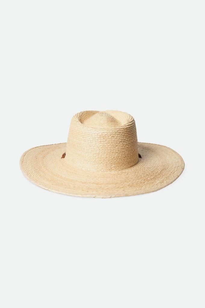 Brixton Unisex Morrison Wide Brim Sun Hat - Natural | Back