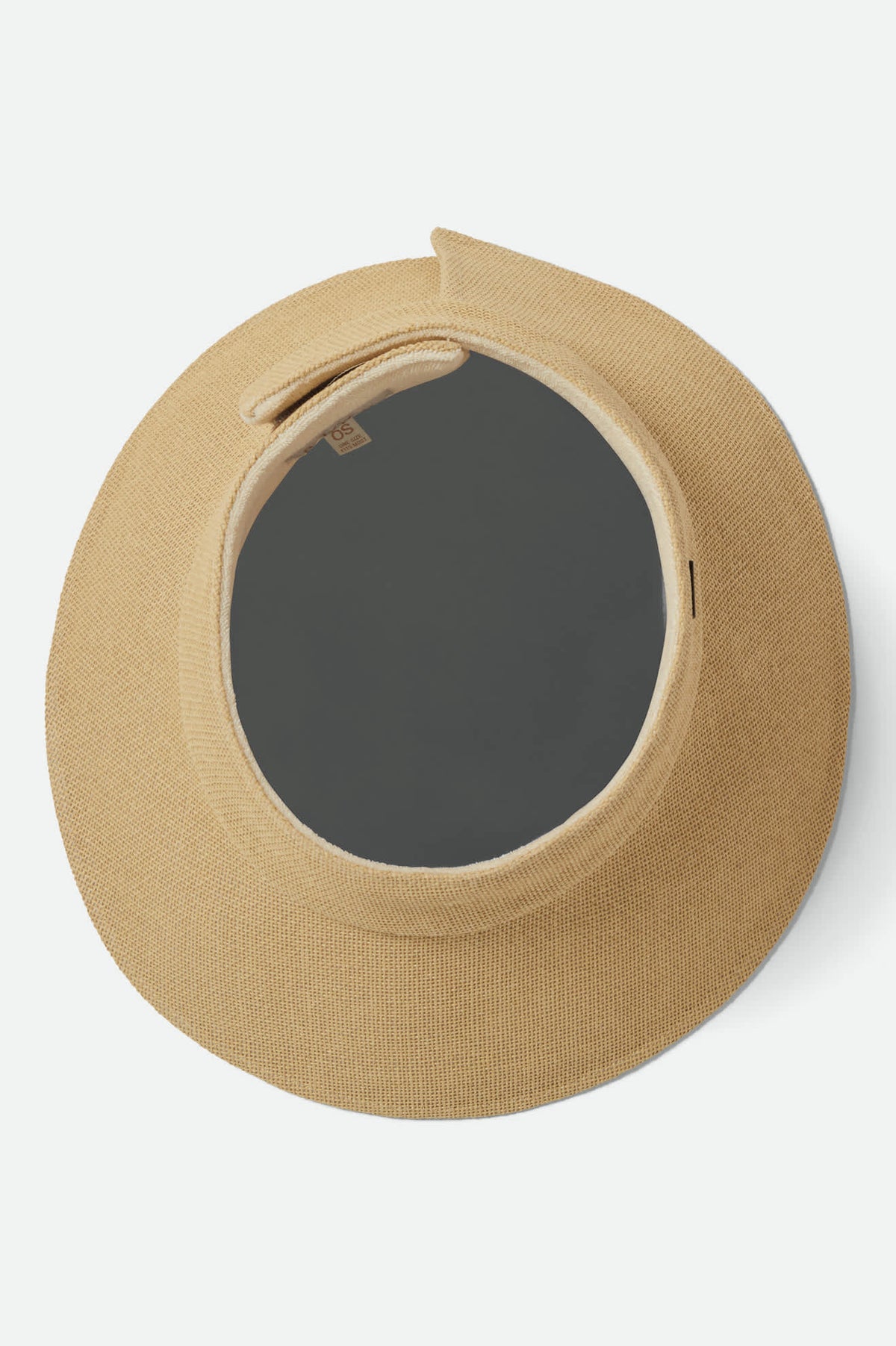 Women's Jasmine Packable Visor in the color Tan/Tan - Additional Laydown image