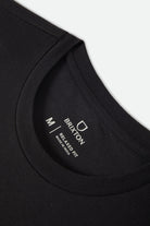 Men's Wolcott Worn In Boxy Muscle Tank in the color Black - Additional Laydown image