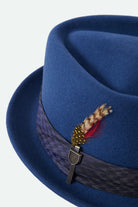 Unisex Stout Pork Pie in the color Classic Navy - Additional Laydown image