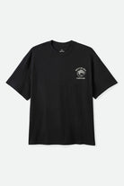 Men's Greer Standard T-Shirt in the color Black - Front Product Laydown Image