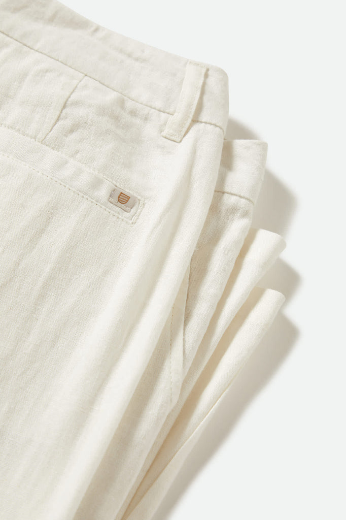 Women's Ludlow Trouser Pant in the color Off White - Additional Laydown image