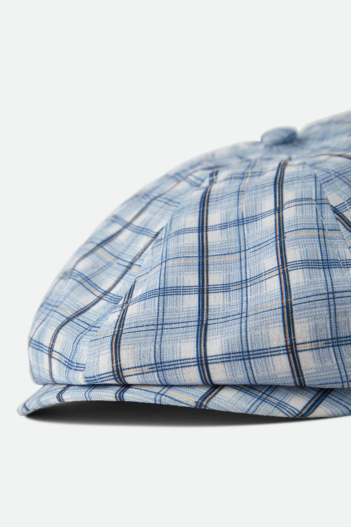 Unisex Brood Newsboy Cap in the color Blue Window Plaid - Additional Laydown image