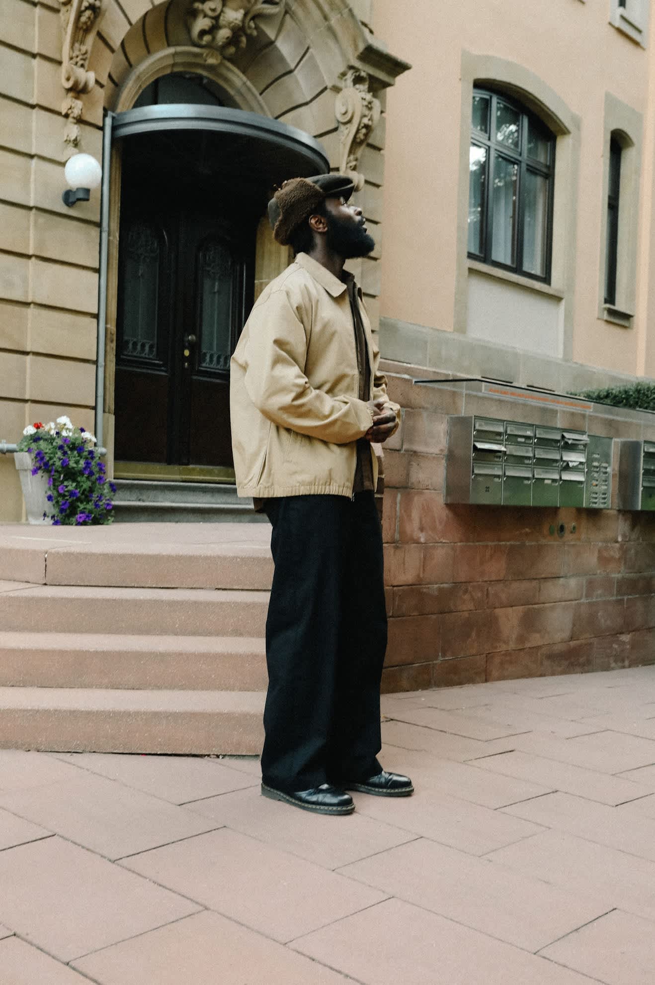 Men's Trademark Lightweight Garage Zip Jacket in the color British Khaki - Men's Lifestyle 3.0