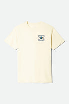 Men's Outta Short Sleeve Standard T-Shirt in the color Cream - Front Product Laydown Image
