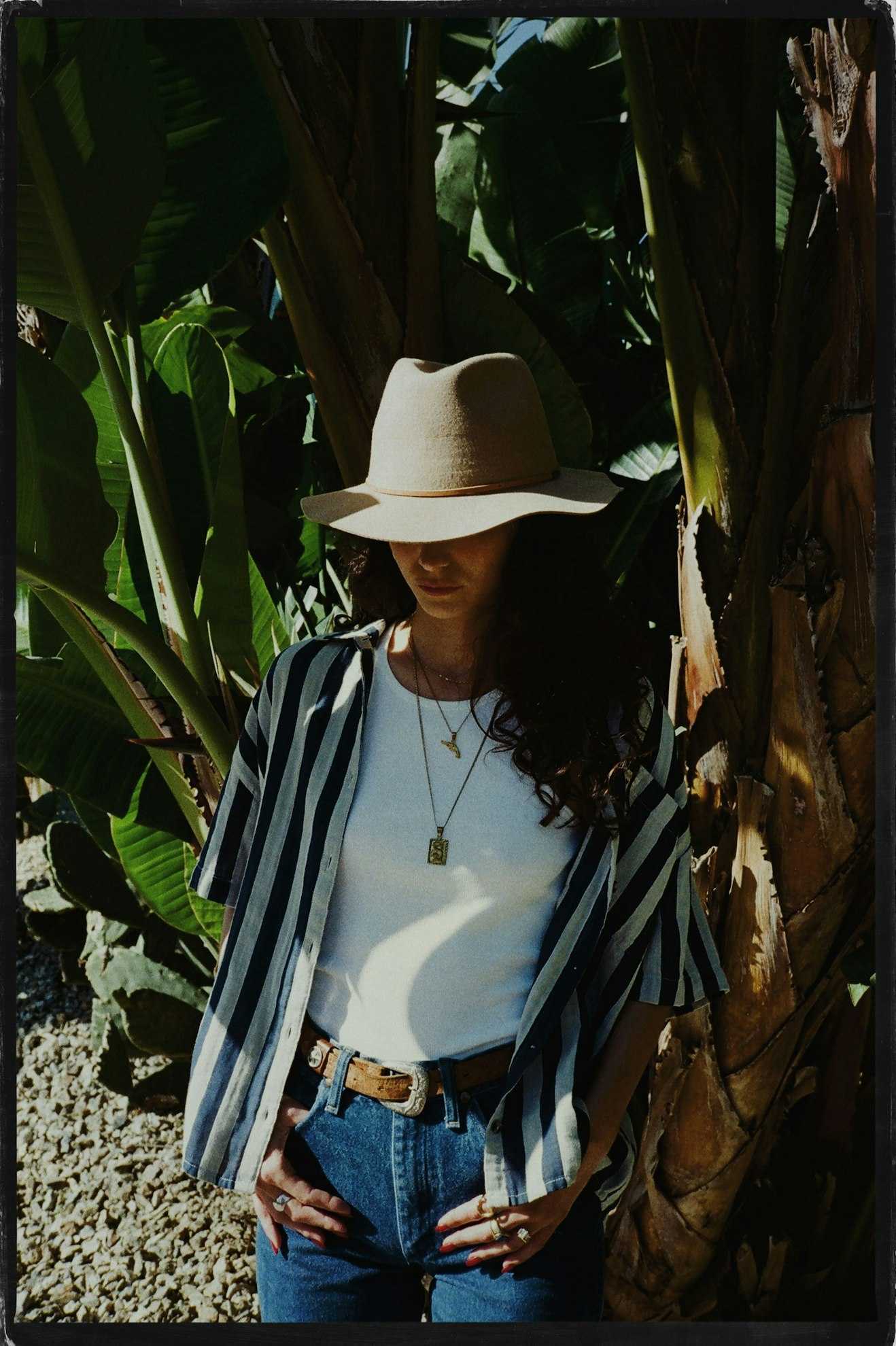 Unisex Wesley Fedora in the color Light Tan - Additional Fit image
