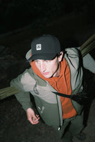 Men's Journey Zip Jacket in the color Dark Olive/Olive Surplus - Men's Lifestyle 3.0