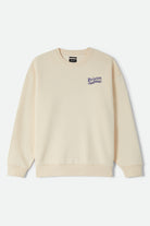 Men's Rosa Crew in the color Whitecap - Front Product Laydown Image
