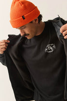 Men's Claxton Lined Jacket in the color Black - Additional Fit image