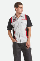 Men's Coors Light Shake Down S/S Shirt in the color Silver/Black - Men's Front View