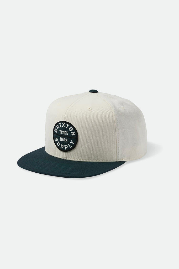 Unisex Oath III Snapback in the color Charcoal/Off White - Front Product View