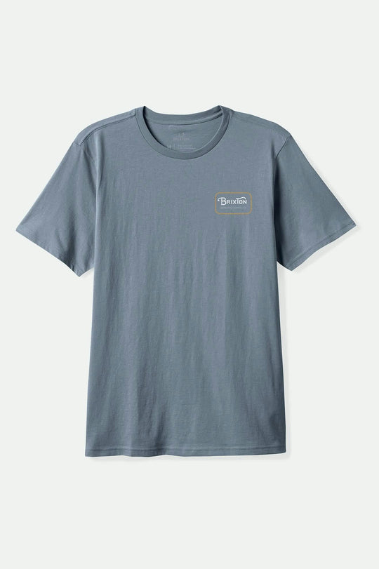 Men's Grade S/S Standard T-Shirt in the color Basalt/White/Washed Copper - Front Product View