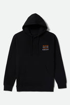 Men's Wheaton Hoodie in the color Black - Front Product View