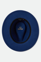 Unisex Messer Fedora in the color Midnight Blue/Pinecone - Additional Laydown image