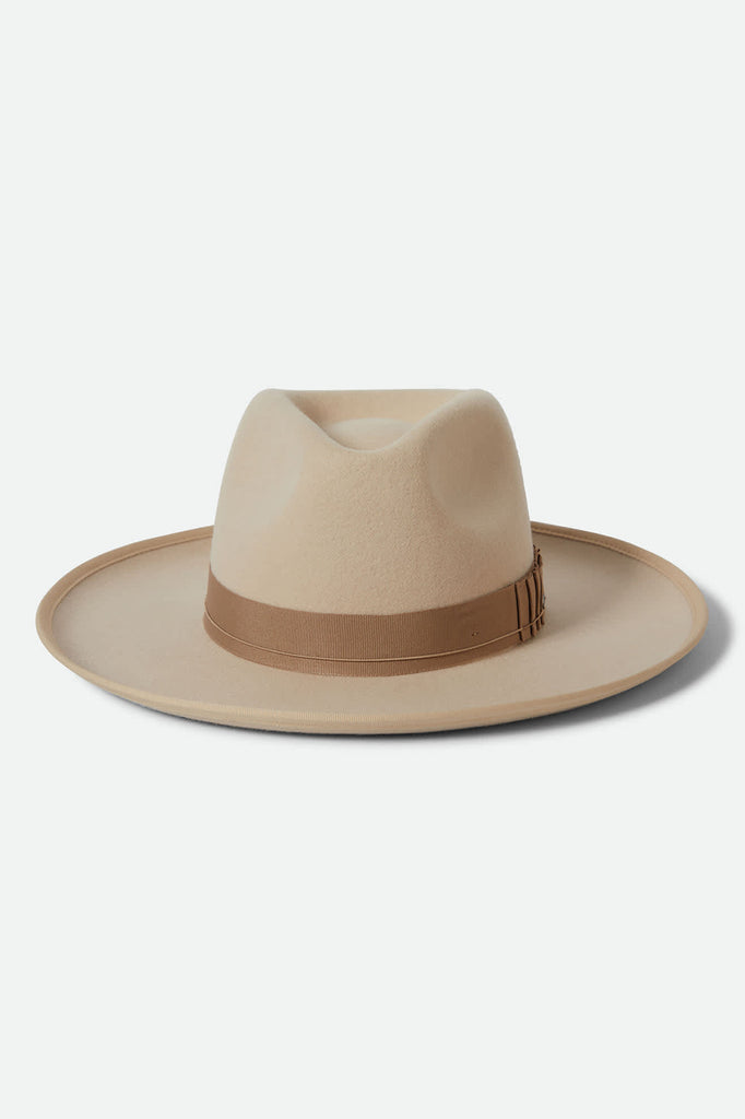 Unisex Reno Fedora in the color Bone/Sand - Additional Style View