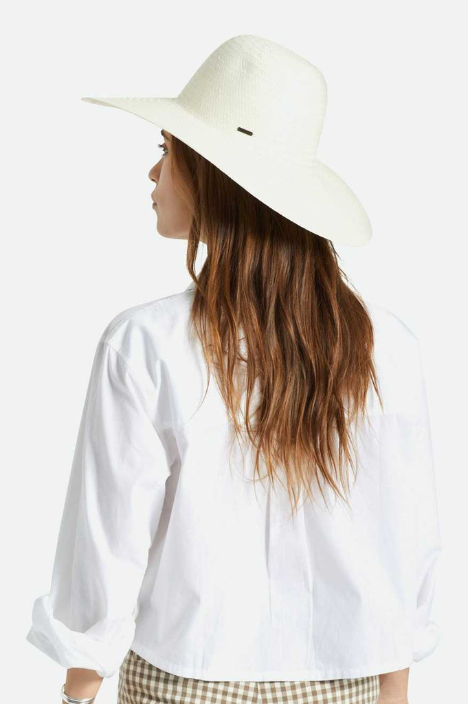 Brixton Women's Janae Sun Hat - Natural | Back fit