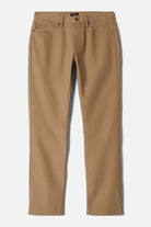 Men's Builders 5 Pocket Stretch Pant in the color Khaki - Front Product View