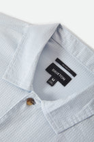 Men's The Vintage Short Sleeve Shirt in the color Blue Aura - Additional Laydown image
