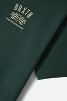 Men's Primary Short Sleeve Cropped Shirt in the color Primal Green - Additional Laydown image