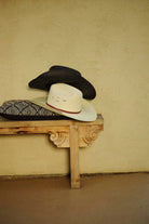 Unisex Laredo Straw Cowboy Hat in the color Bone - Additional Laydown image