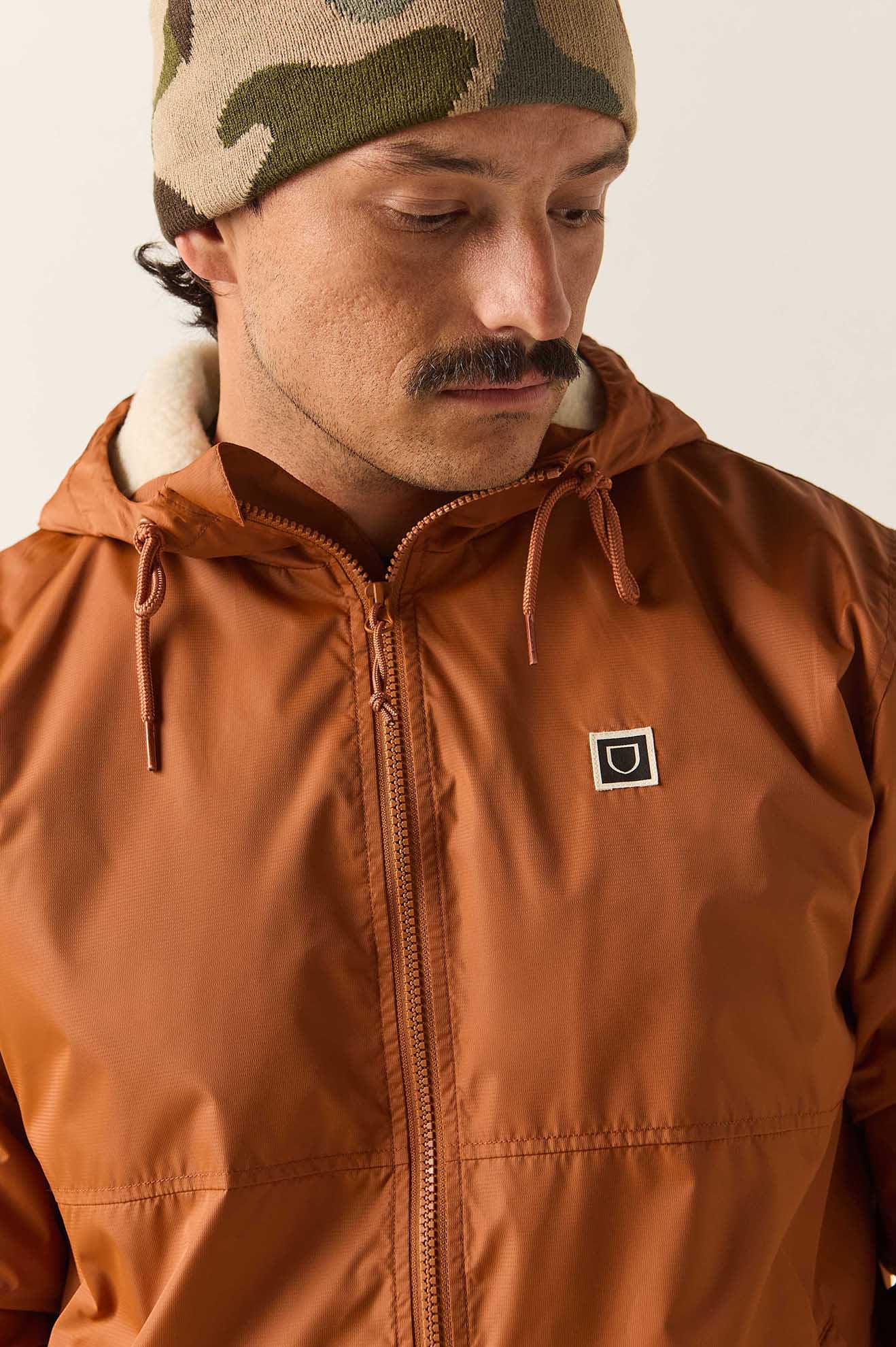 Men's Claxton Lined Jacket in the color Caramel - Additional Fit image