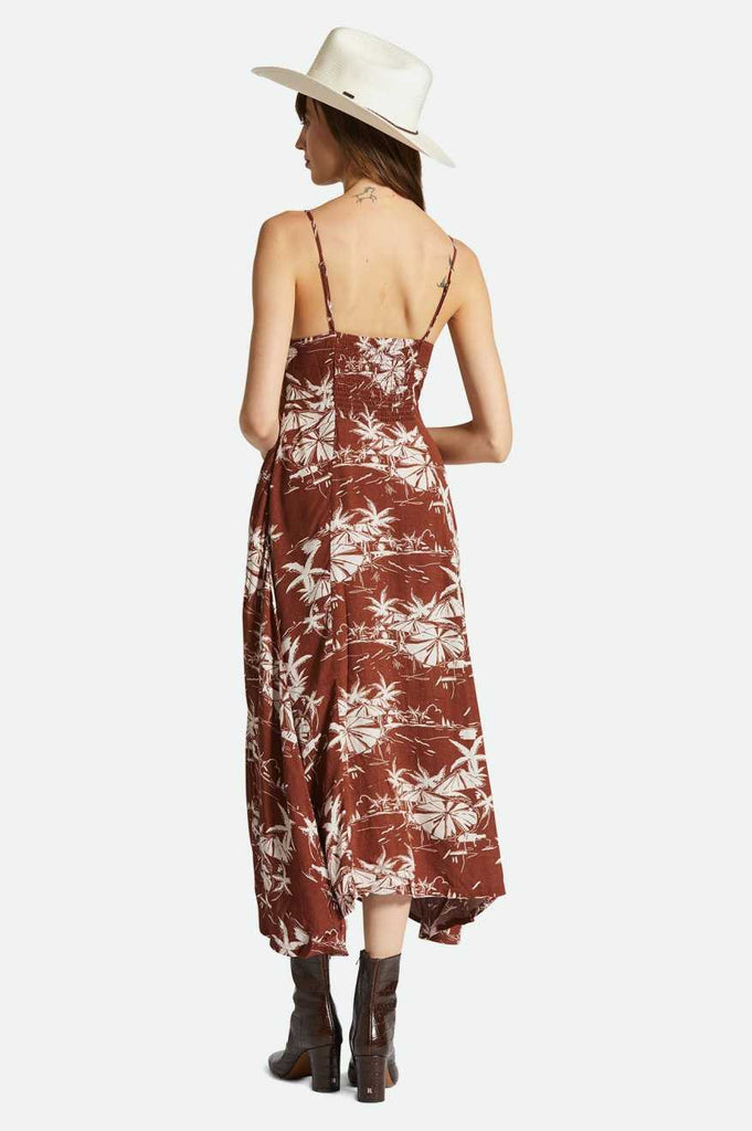 Women's Back Fit Image | Riviera Dress - Sepia