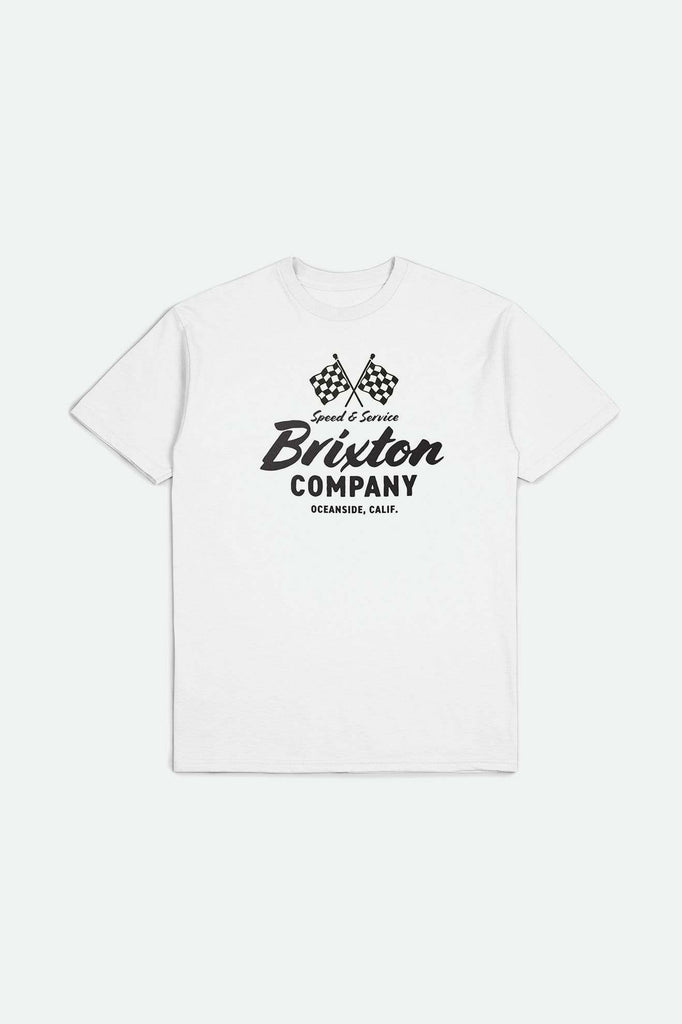 Brixton Men's Wayburn S/S Standard T-Shirt - White | Main