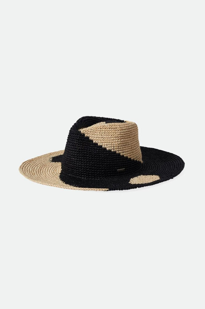 Brixton Madeira Pattern Straw Hat - Whitecap/Black