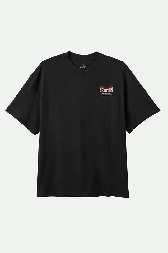 Men's Horsepower S/S Standard T-Shirt in the color Black - Front Product View