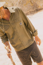 Men's Journey Lightweight Long Sleeve Shirt in the color Dark Olive - Men's Lifestyle image