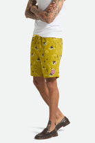 Men's Everyday Stretch Hybrid Short 7" in the color Texas Gold Lone Star - Men's Side View