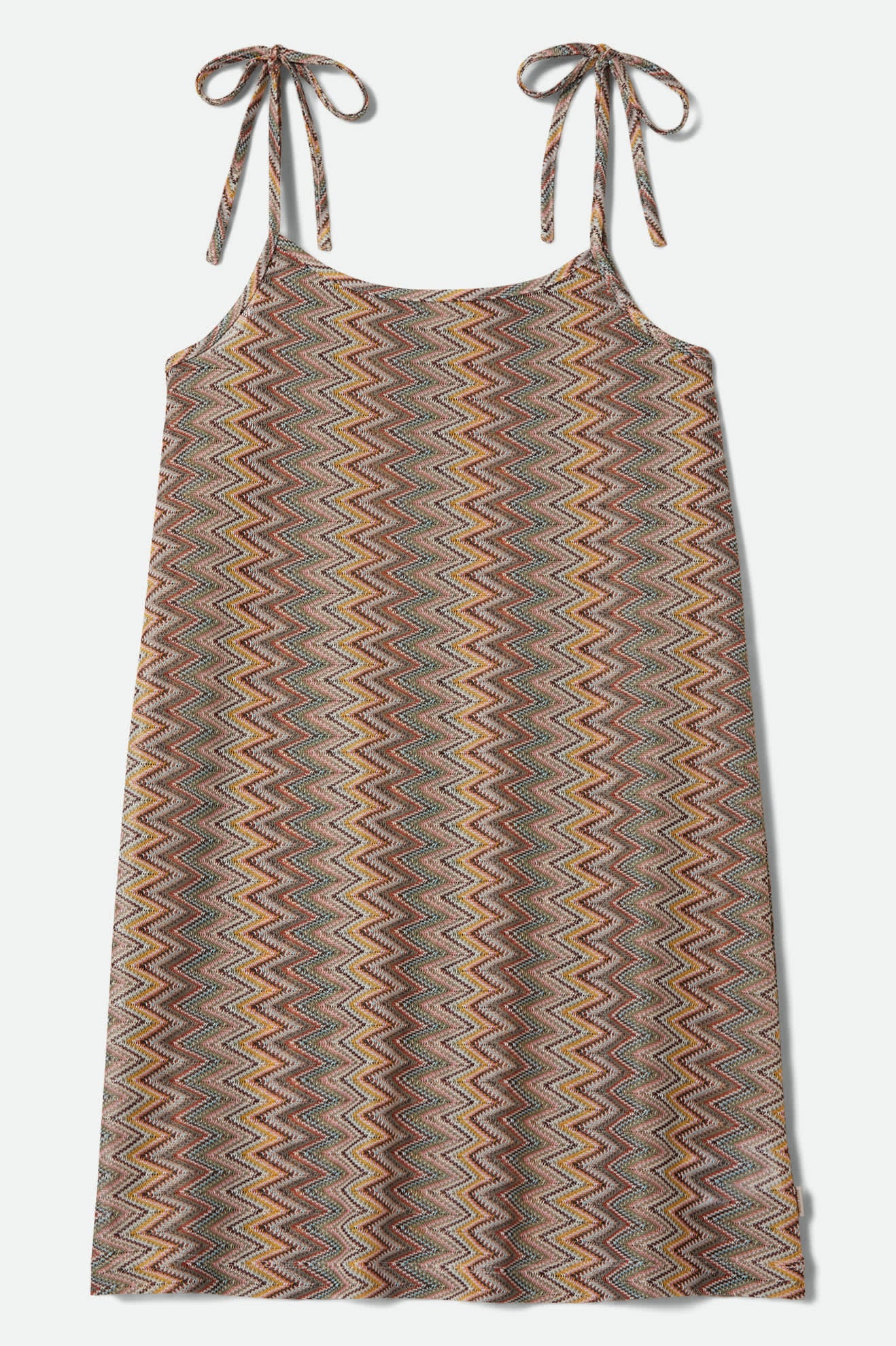 Women's The Cabana Mesh Tunic Dress in the color Multi Color Zigzag - Front Product View